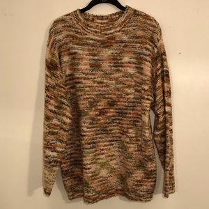 Multi colored knit sweater